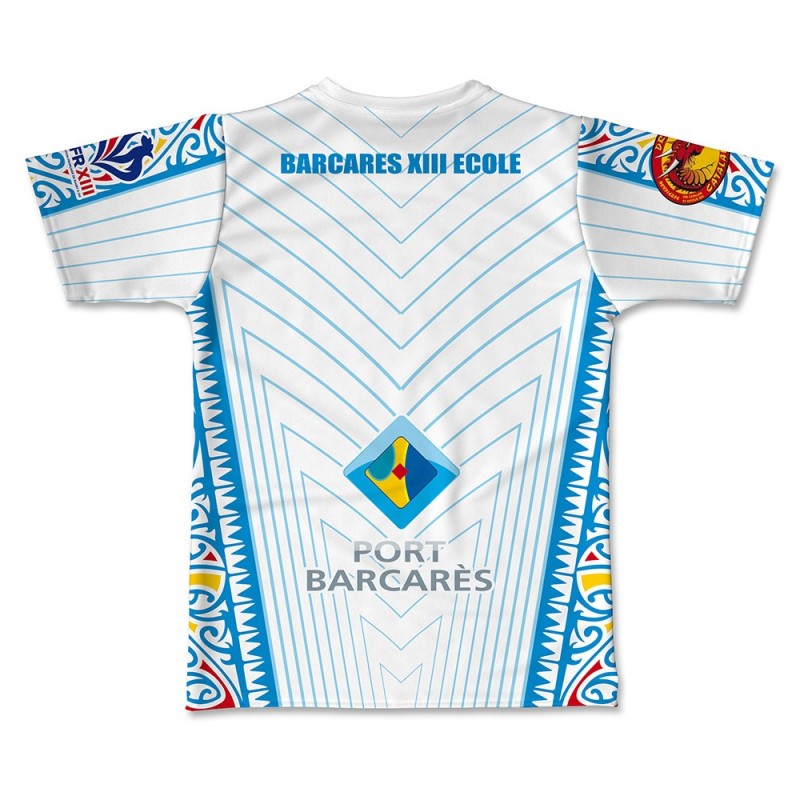 Maillot de match Barcarès XIII EDR 2017-2018 dos