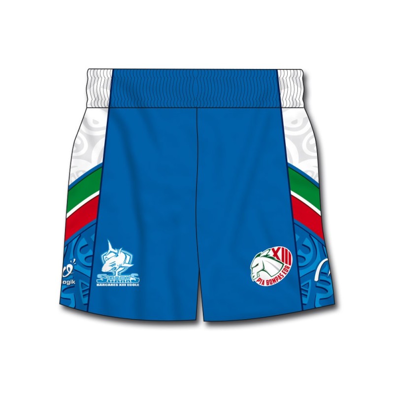 Short de match Barcarès XIII EDR U15 2019-2020 face