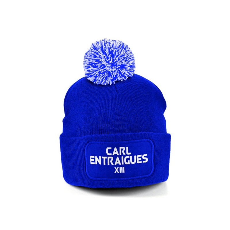 Bonnet Beechfield snow star Carl Entraigues XIII bleu roi