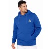 Sweat capuche homme Carl Entraigues XIII bleu roi