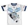 Maillot réplica full white Carl Entraigues XIII face