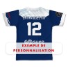 Maillot de match 2024-2025 Carl Entraigues XIII exemple de personnalisation