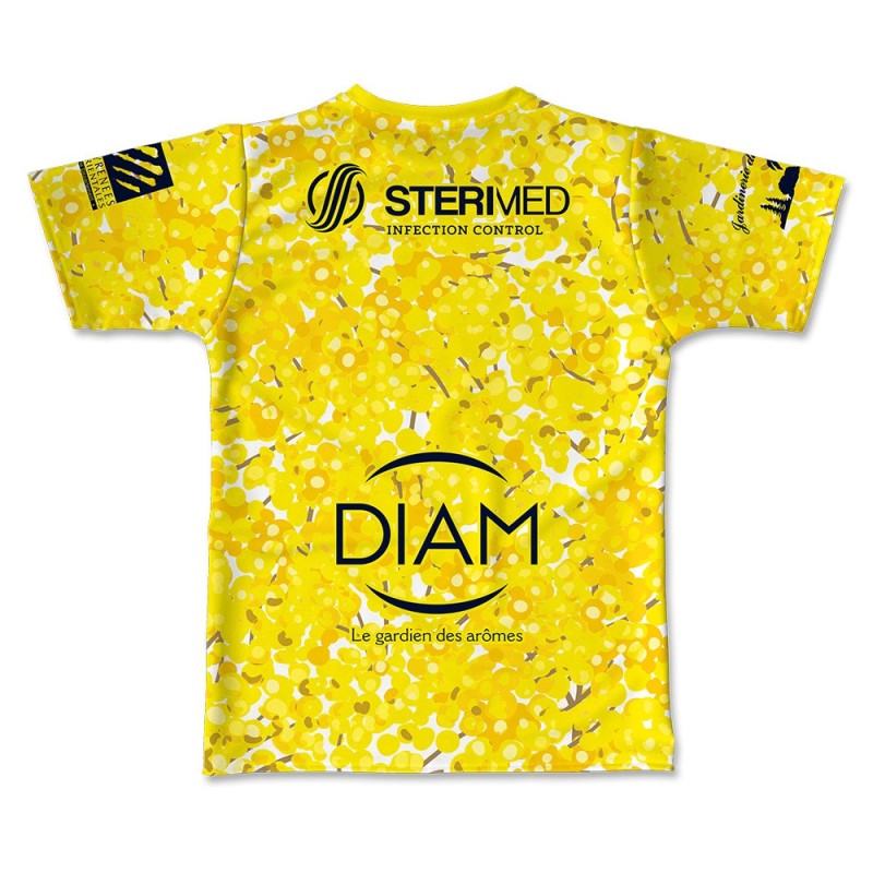 Maillot de match Céret Sportif 2020-2021 Jaune mimosas