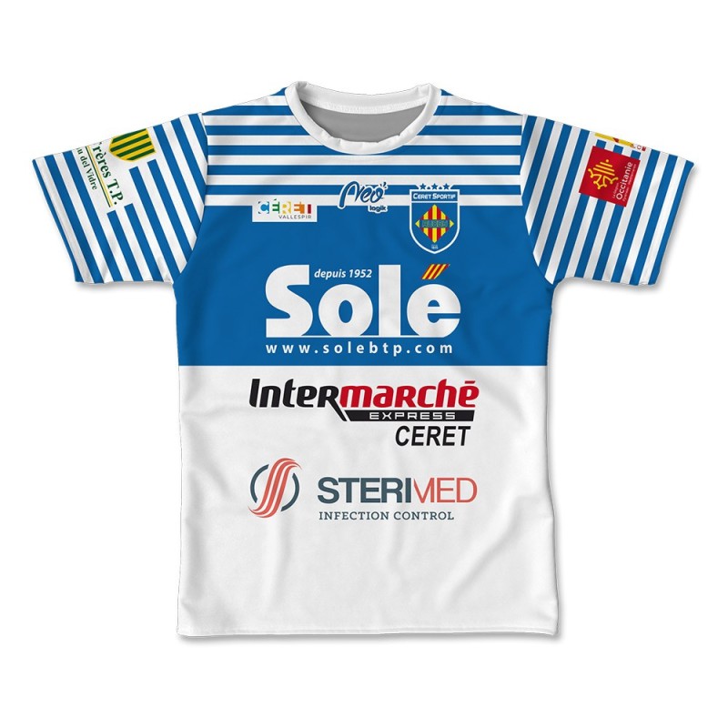 Maillot réplica 2022-2023 Céret Sportif XV face