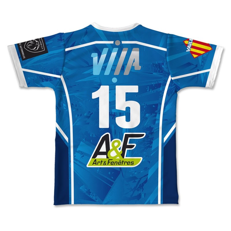 Maillot de match 2024-2025 Céret Sportif XV exemple de personnalisation