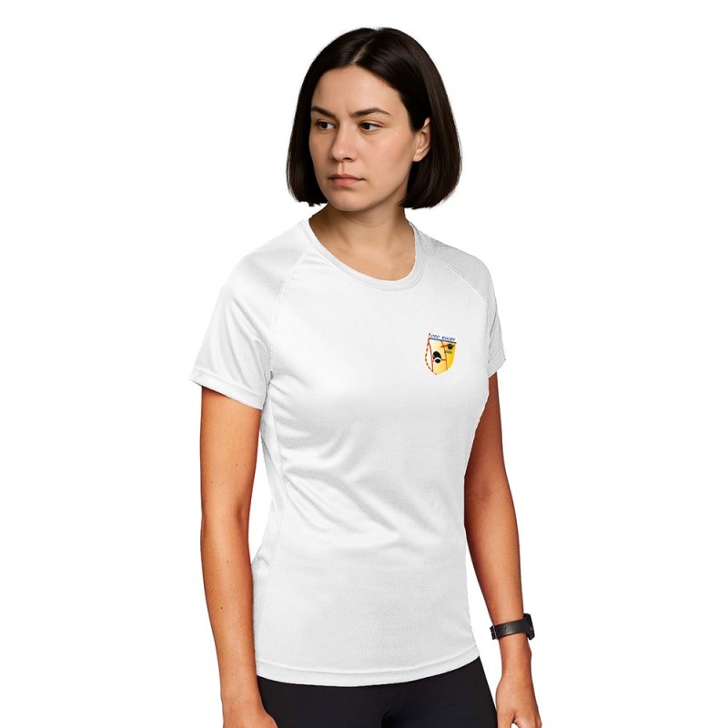 Tshirt sport femme COC Rugby blanc