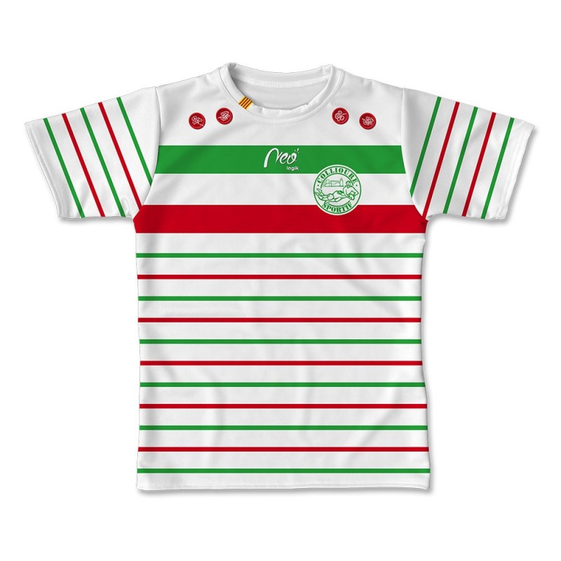 Maillot réplica Collioure Sportif XV 2017-2018 marinière