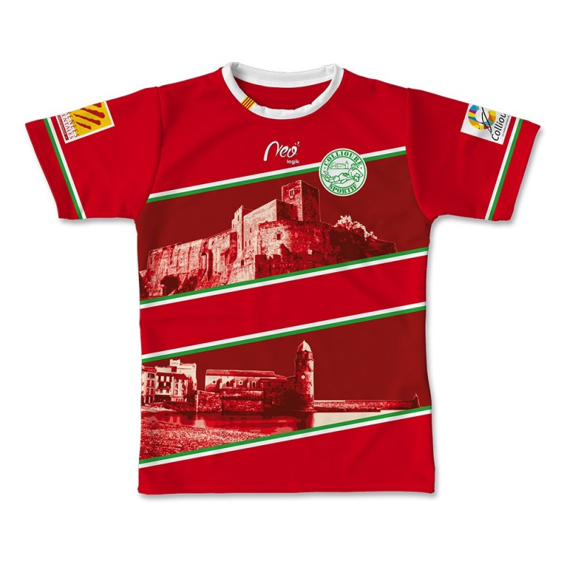 Maillot de match Collioure Sportif XV 2018-2019 Collioure Touch