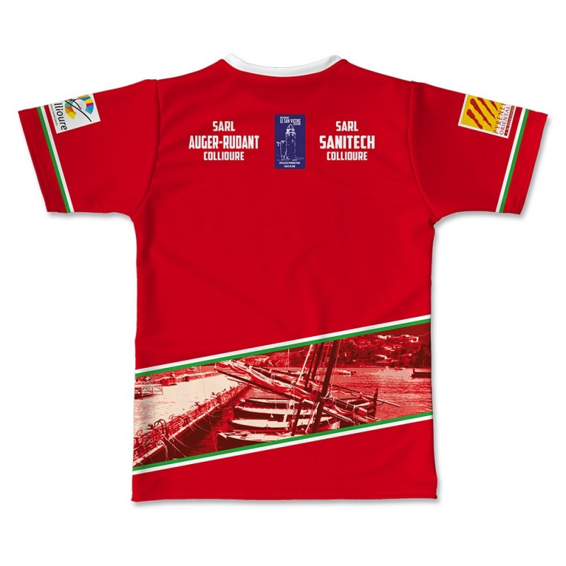Maillot de match Collioure Sportif XV 2018-2019 Collioure Touch