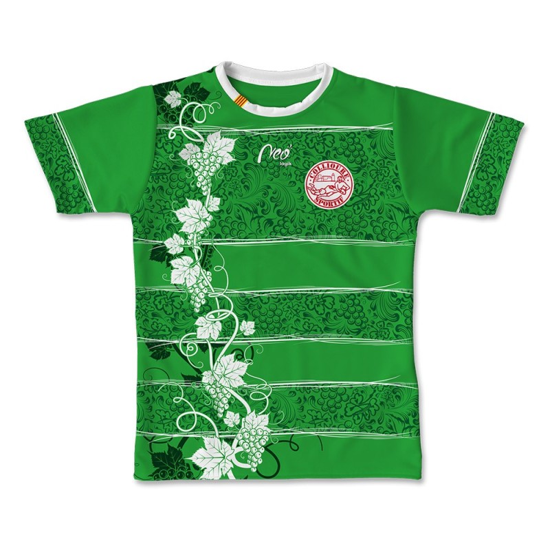 Maillot réplica Collioure Sportif XV 2017-2018 vigne