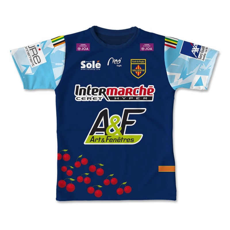 Maillot réplica École de Rugby du Vallespir 2022-2023 face