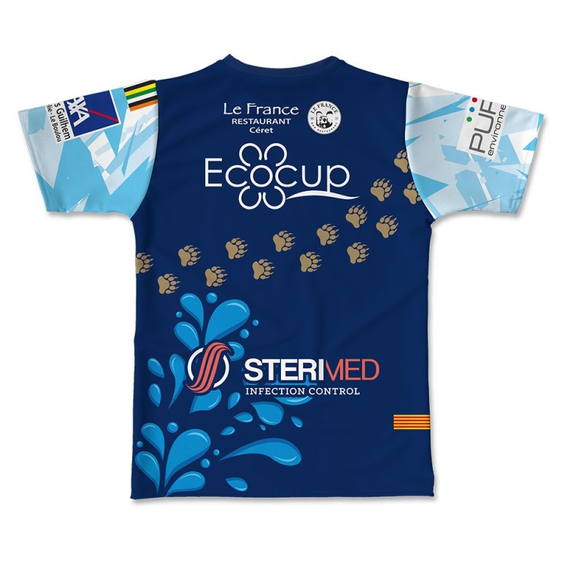 Maillot réplica École de Rugby du Vallespir 2022-2023 dos