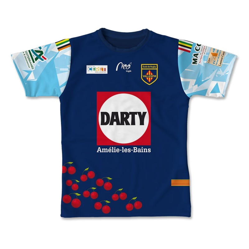 Maillot de match Cadets École de Rugby du Vallespir 2022-2023 face
