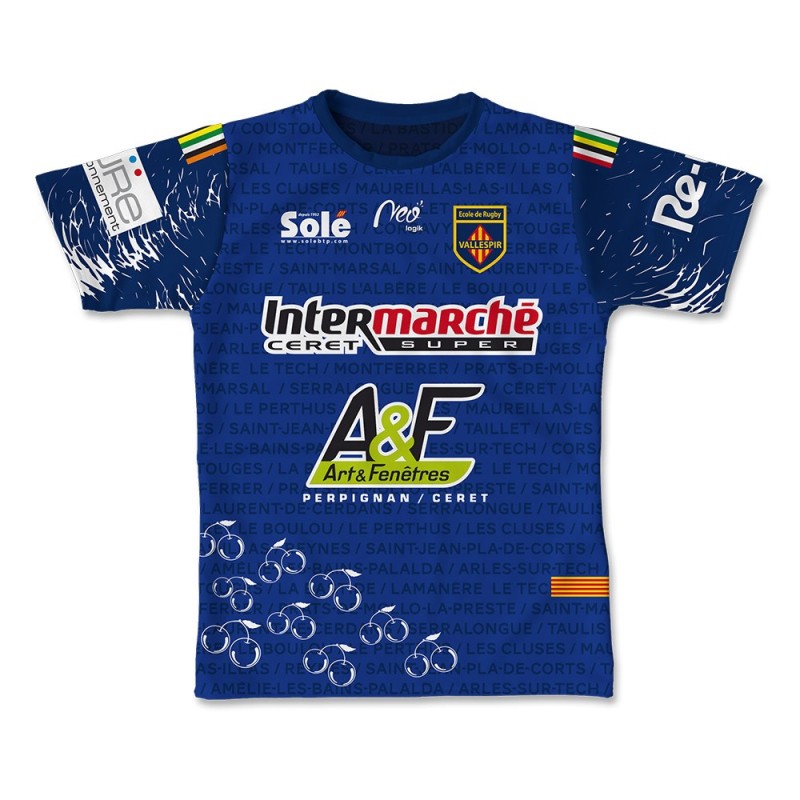 Maillot de match École de Rugby du Vallespir 2023-2024 face