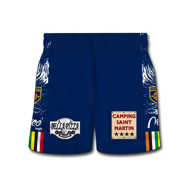 Short de match École de Rugby du Vallespir 2022-2023 dos