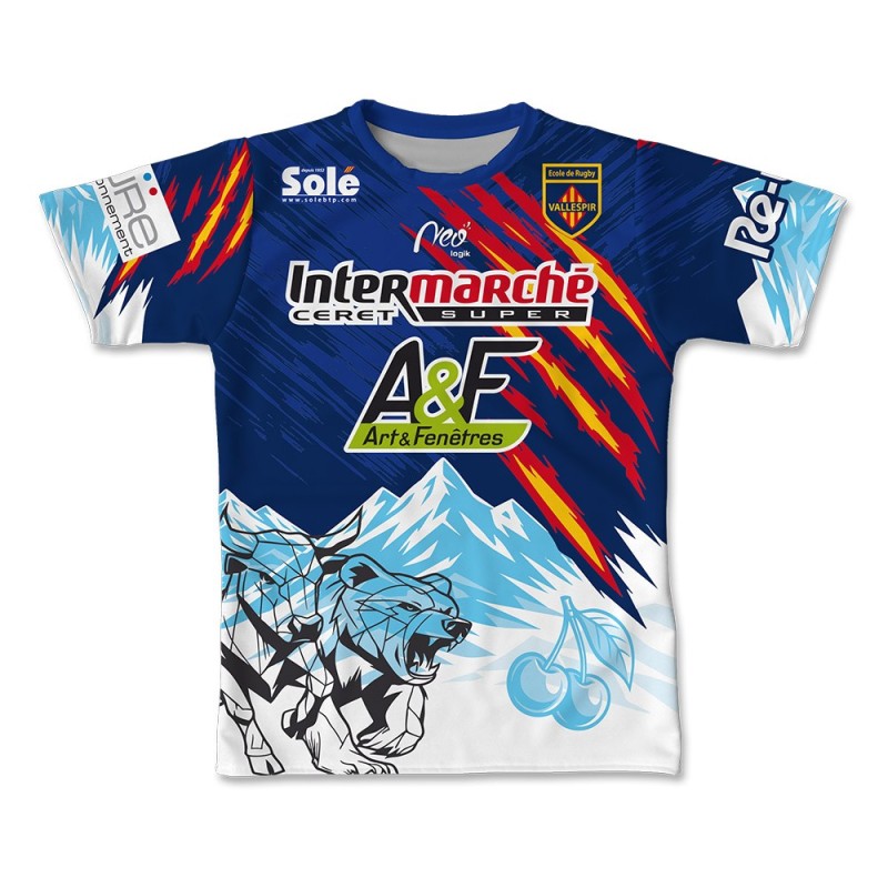 Maillot réplica 2025-2026 Ecole du rugby du Vallespir face