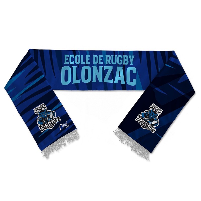 Écharpe supporter - École Rugby Diable Bleu Olonzac