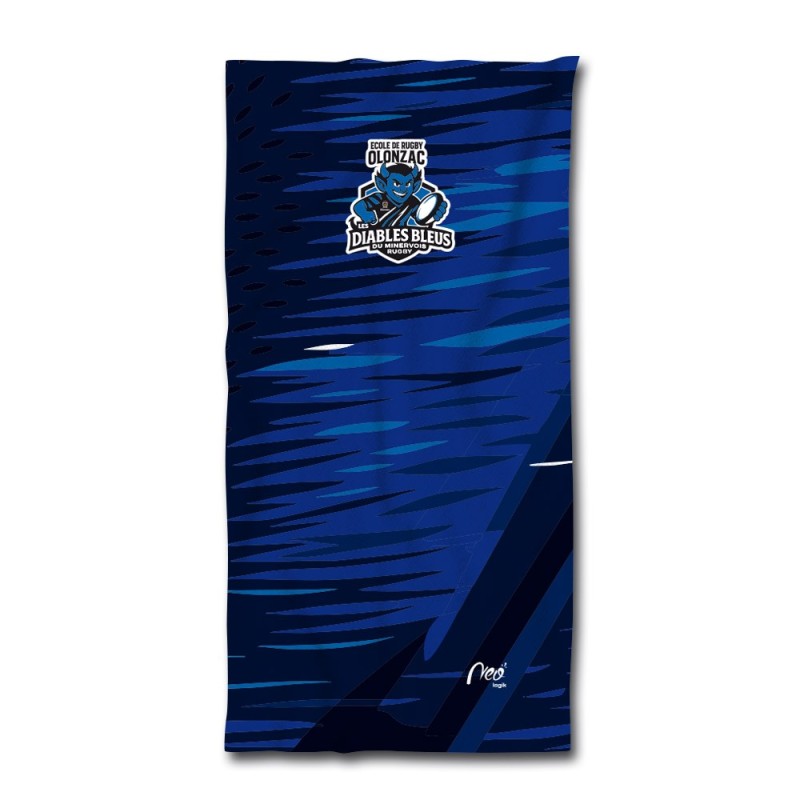 Serviette de plage - École Rugby Diable Bleu Olonzac