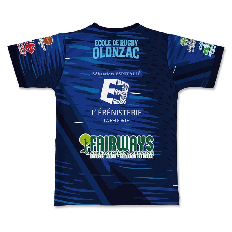 Maillot réplica 2025-2026 bleu - École Rugby Diable Bleu Olonzac