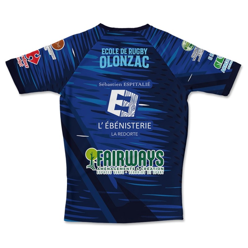 Maillot de match 2025-2026 bleu - École Rugby Diable Bleu Olonzac