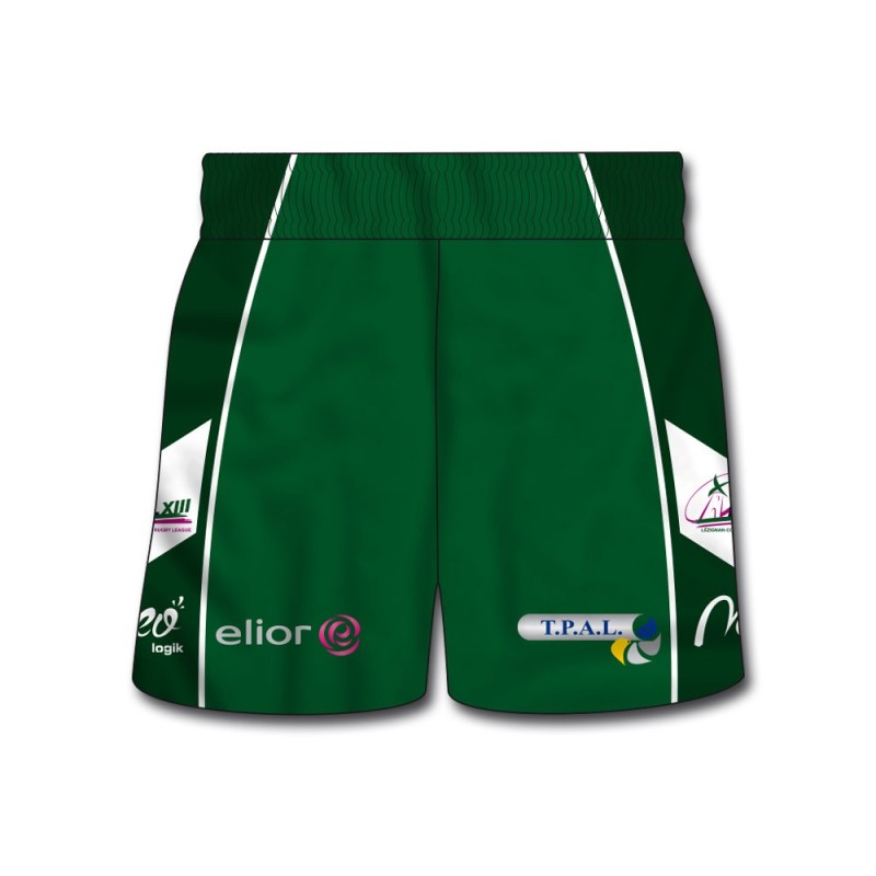 Short de match FC Lézignan 2017-2018 dos