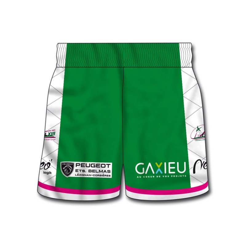 Short de match Élite 1 FC Lézignan-Corbières 2022-2023 dos