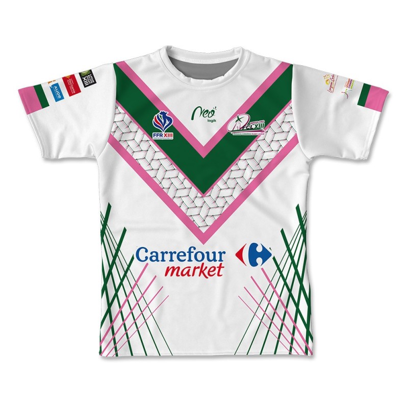 Maillot réplica FC Lézignan 2023-2024 face