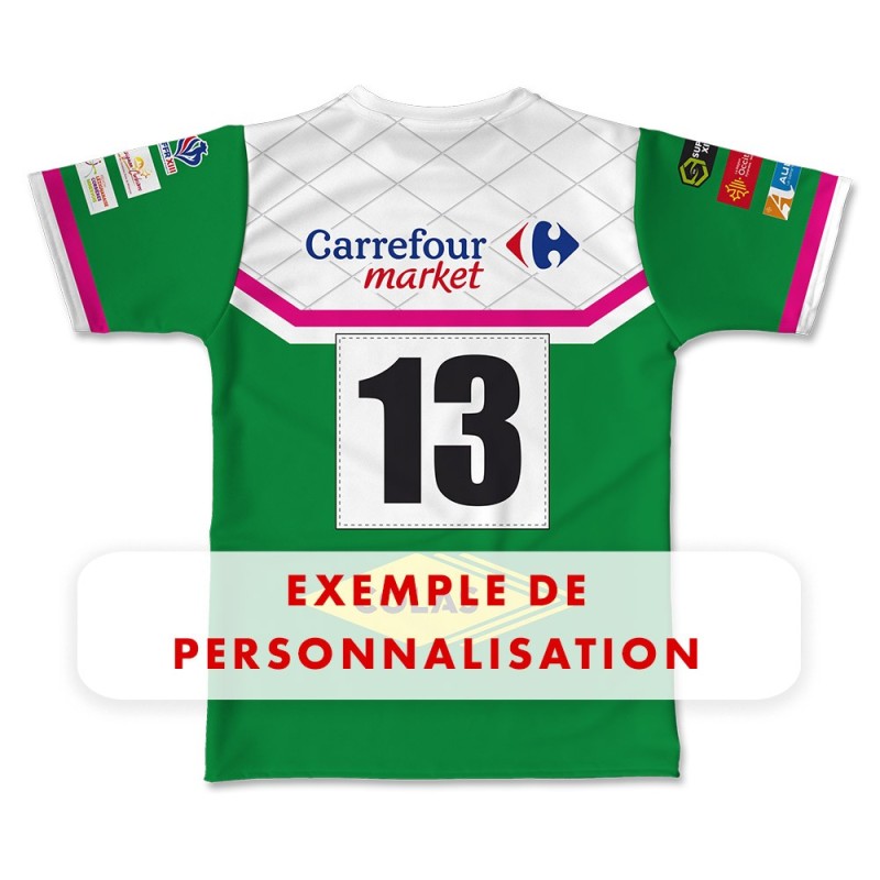 Maillot réplica FC Lézignan XIII Super XIII 2024-2025 exemple