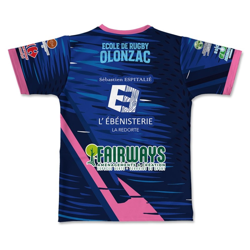 Maillot réplica 2025-2026 bleu féminine - École Rugby Diable Bleu Olonzac