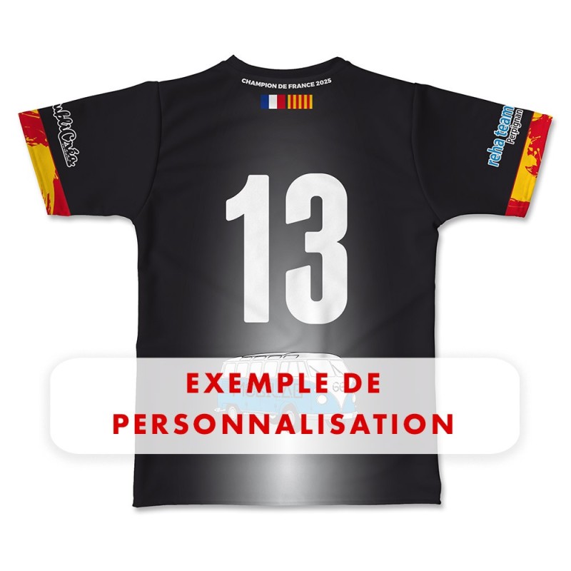 Maillot de match 2025-2026 noir handi dragons exemple 1