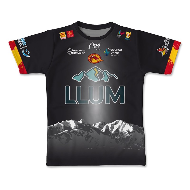 Maillot réplica 2025-2026 Handi Dragons noir face