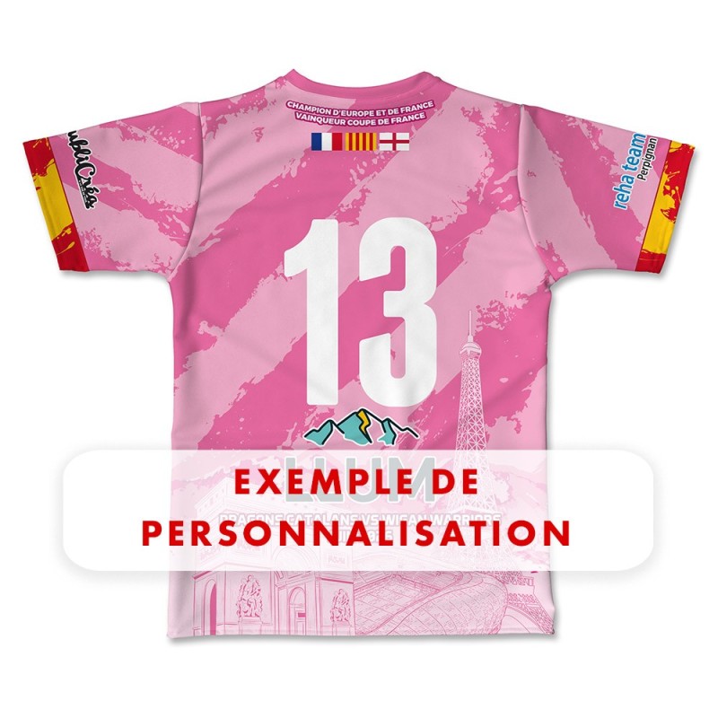 Maillot réplica 2025-2026 rose handi dragons exemple 1
