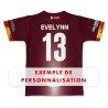 Maillot de match 2025-2026 bordeau exemple 2