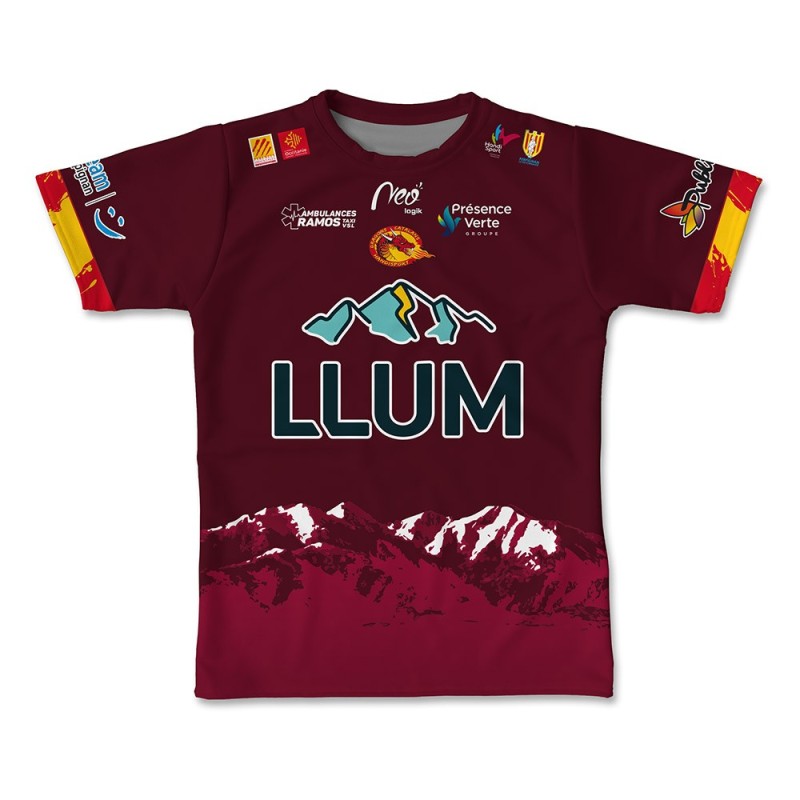 Maillot de match 2025-2026 bordeau face