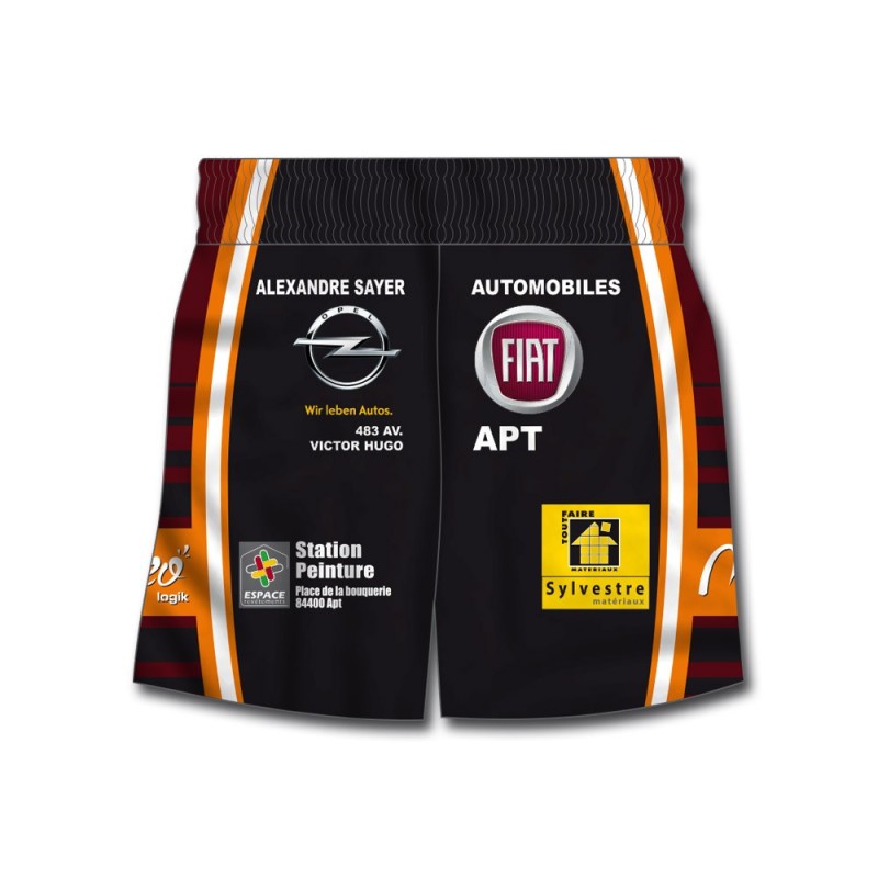 Short de match Ocriers du Pays d'Apt 2018-2019 dos