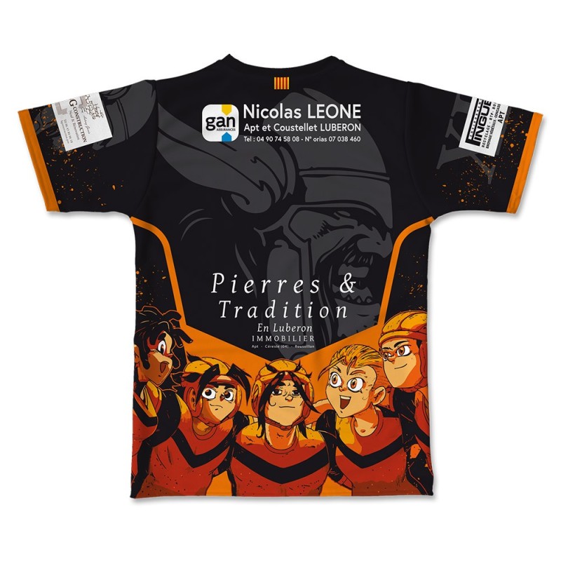 Maillot réplica Ocriers du Pays d'Apt 2022-2023 dos