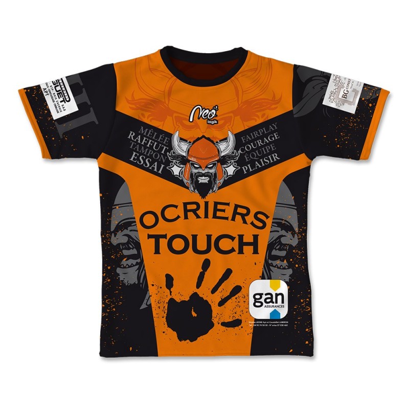 Maillot réplica Ocriers du Pays d'Apt 2022-2023 face
