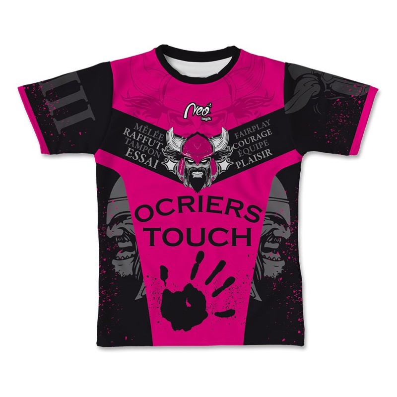 Réplica Maillot Touch 2025-2026 rose face