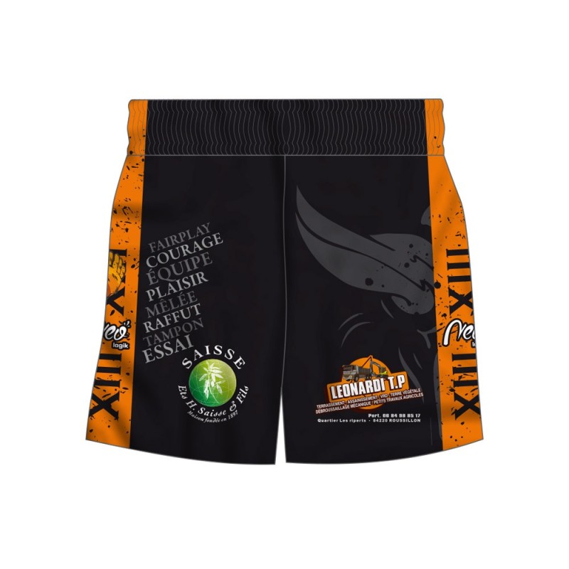 Short de match 2025-2026 Ocrier du pays d'Apt dos