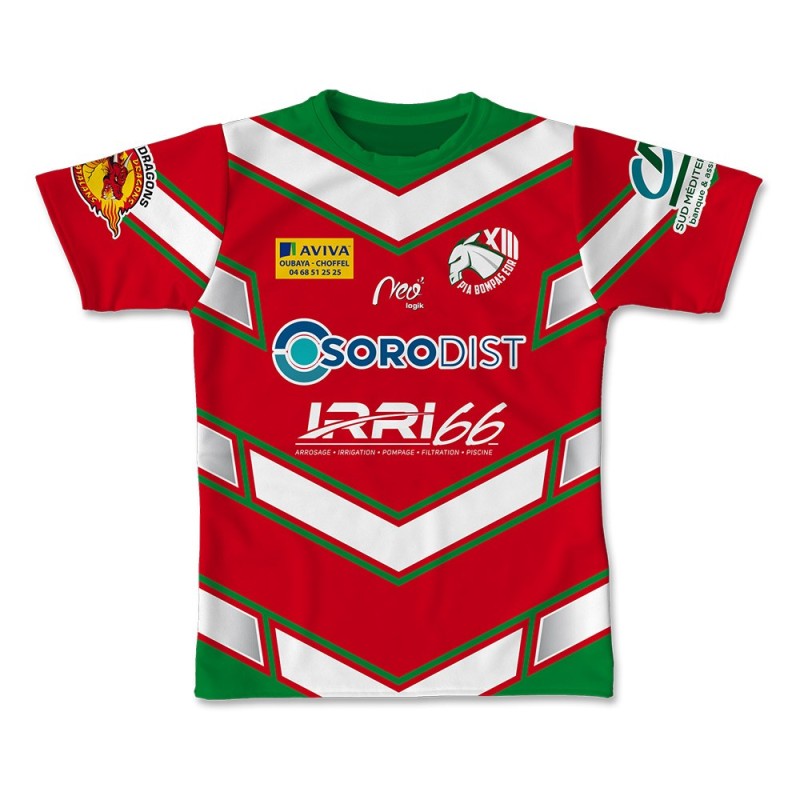 Maillot de match Pia Bompas XIII EDR 2019-2020