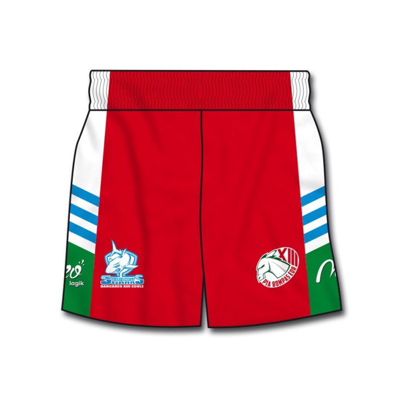 Short de match Pia XIII EDR U17 2019-2020 face