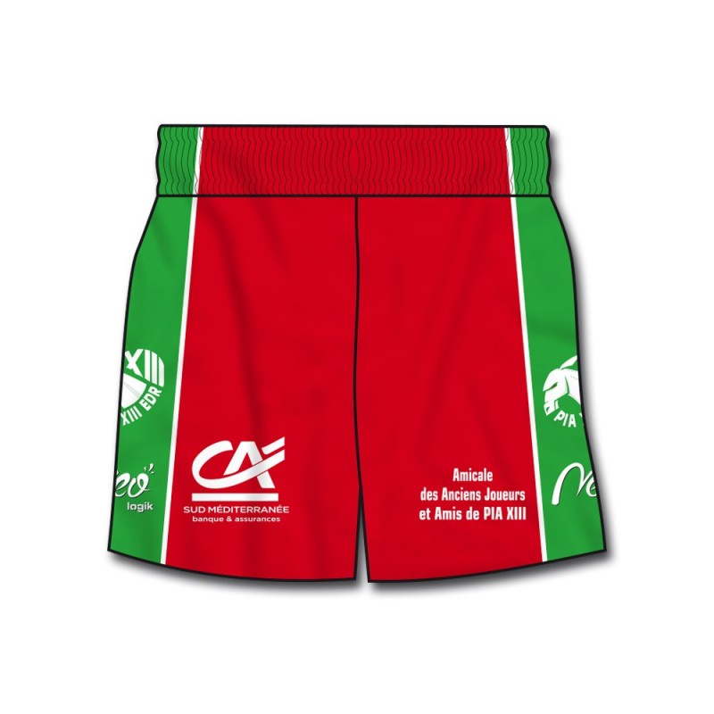 Short de match Pia XIII EDR 2021-2022 face