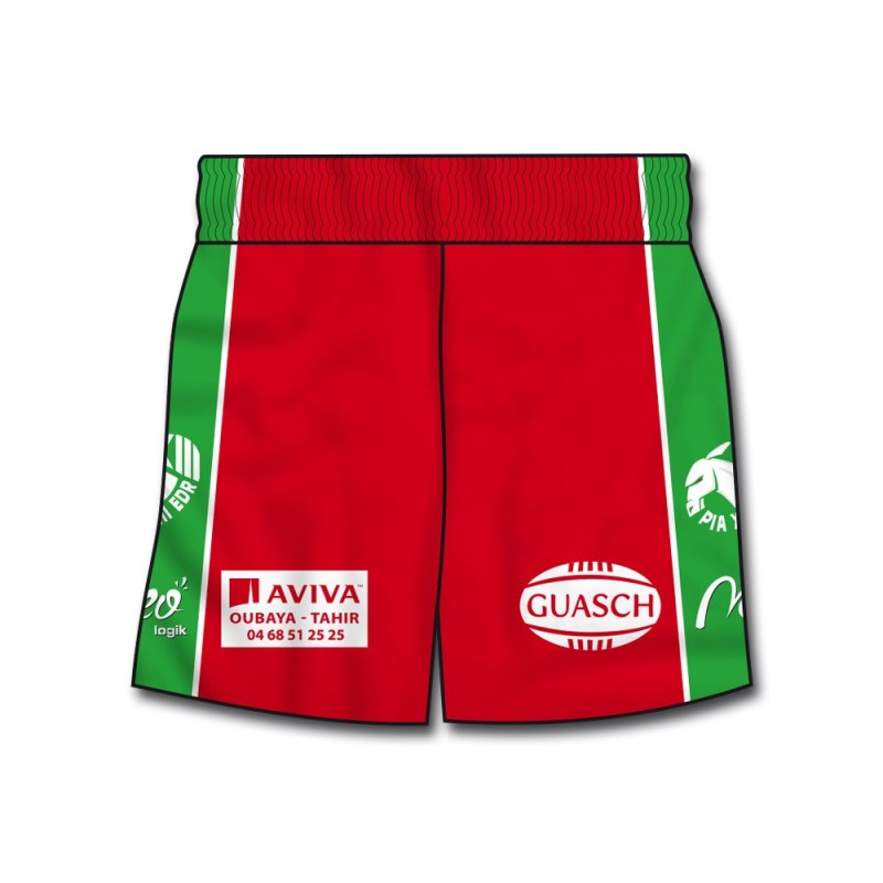 Short de match Pia XIII EDR 2021-2022 dos