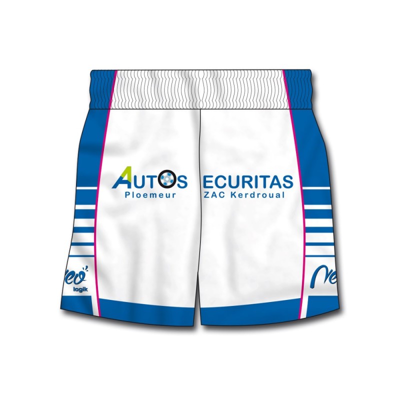 Short de match Ploemeur Rugby Club 2022-2023 dos