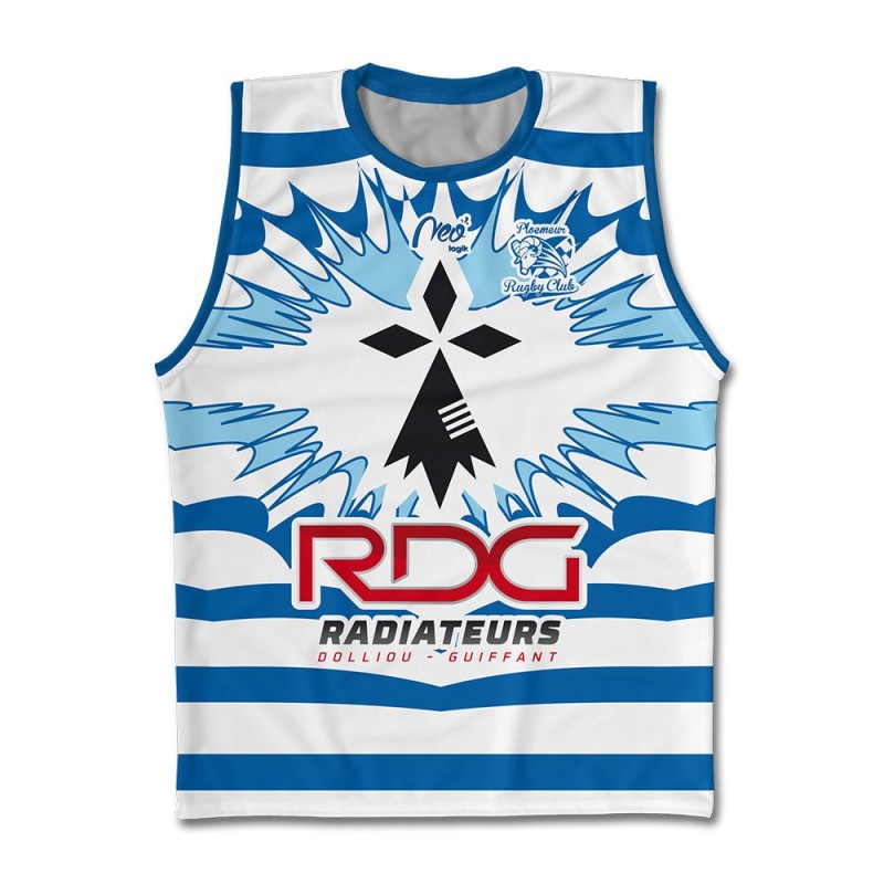 Débardeur Beach Gruissan modèle A Ploemeur Rugby Club 2021-2022 face