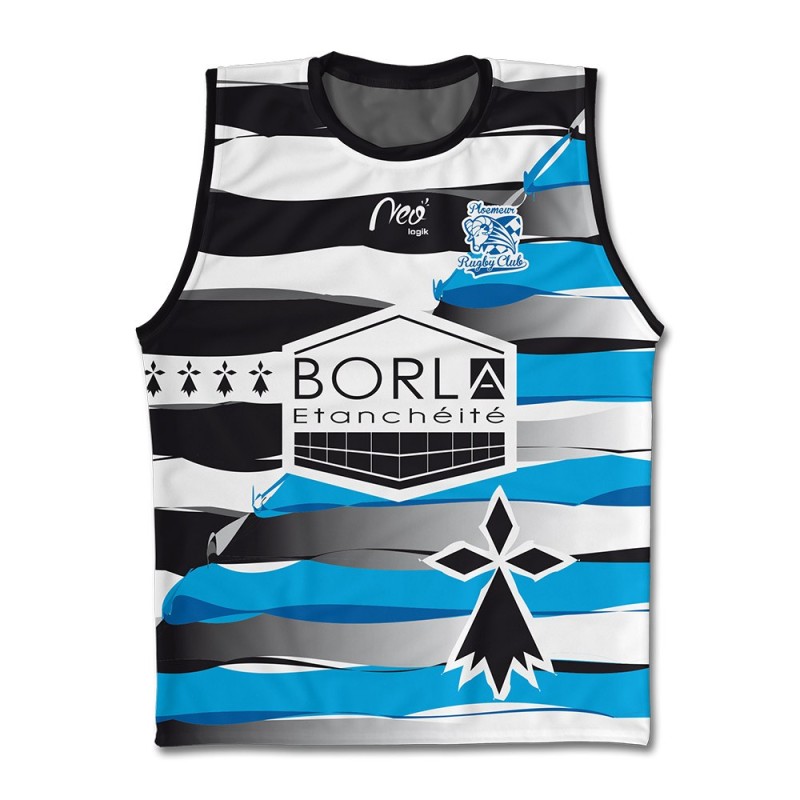 Débardeur Beach Gruissan modèle B Ploemeur Rugby Club 2021-2022 face