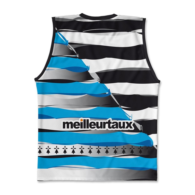Débardeur Beach Gruissan modèle B Ploemeur Rugby Club 2021-2022 dos