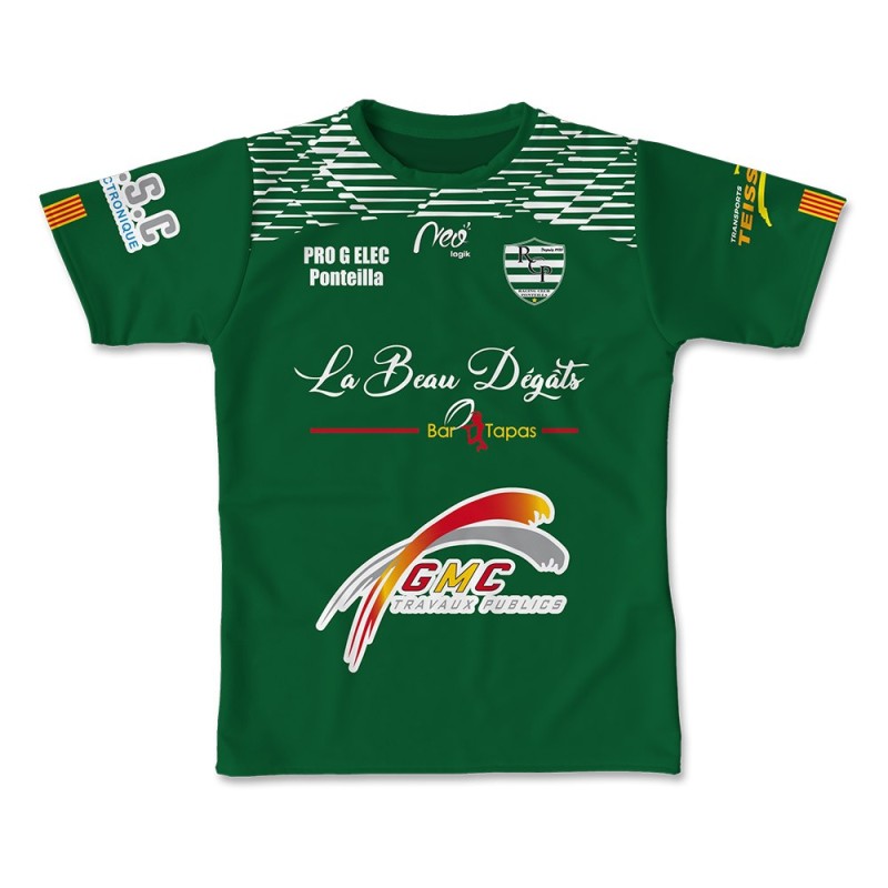 Maillot réplica RC Ponteilla 2023-2024 face