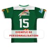 Maillot réplica 2025-2026 RC Ponteilla dos exemple de personnalisation numéro