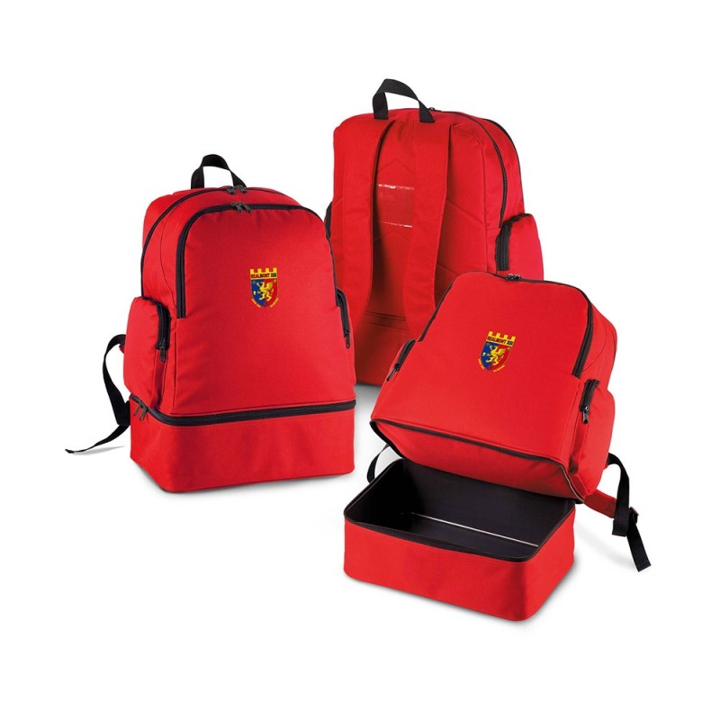 Sac à dos base rigide Realmont XIII rouge